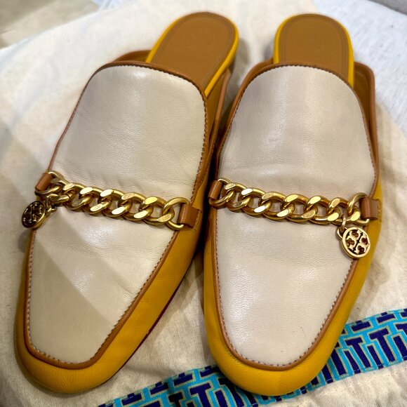 Tory Burch Chain Loafer Mules – Size 9M - Picture 11 of 11